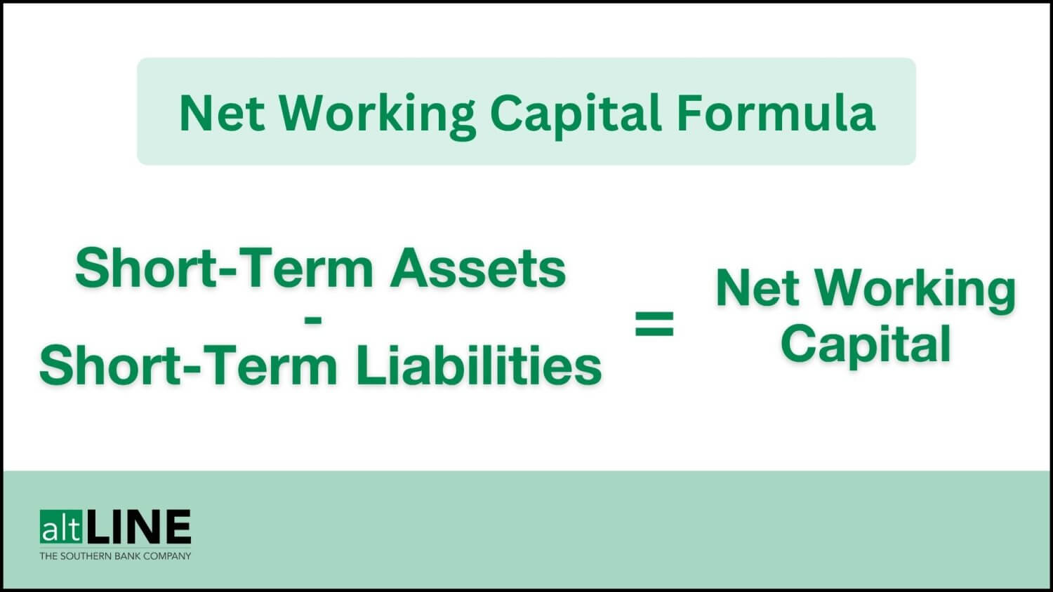 What Is Net Working Capital? How to Calculate & Formula altLINE