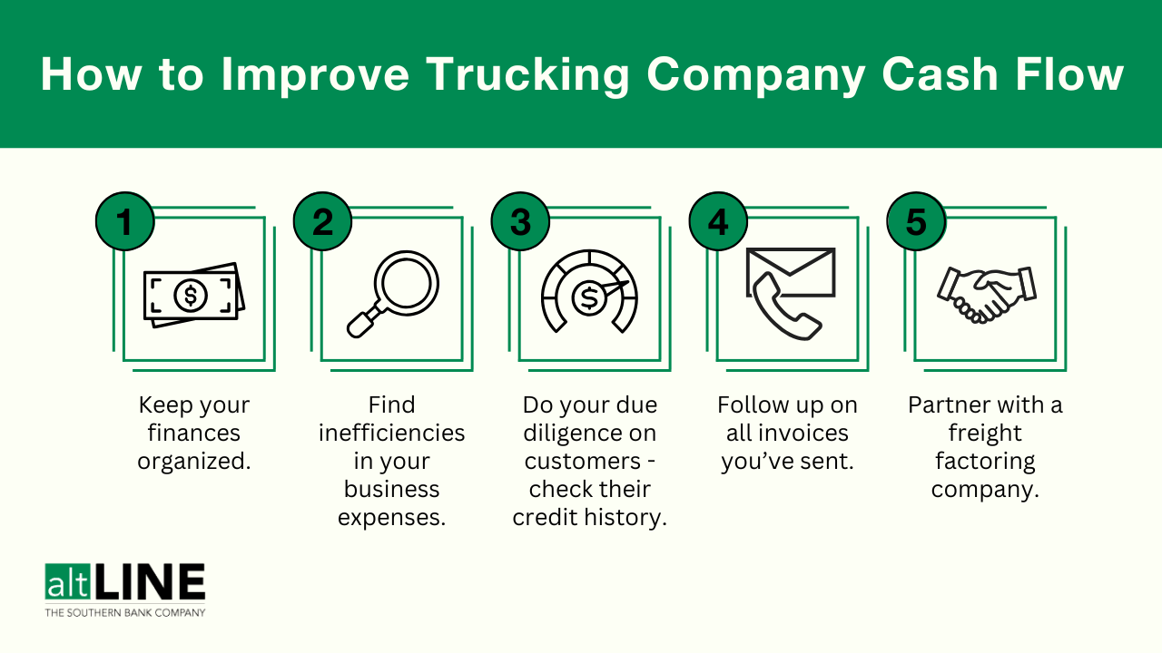 How to Improve Trucking Company Cash Flow Tips
