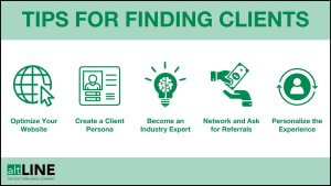 tips for finding clients