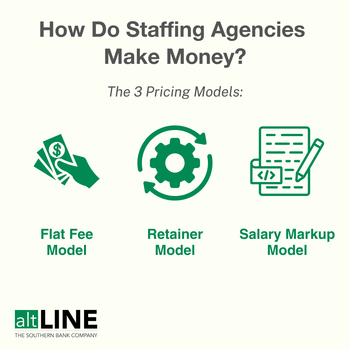 How Do Staffing and Recruitment Agencies Make Money? | altLINE