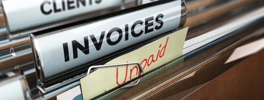 files for unpaid invoices