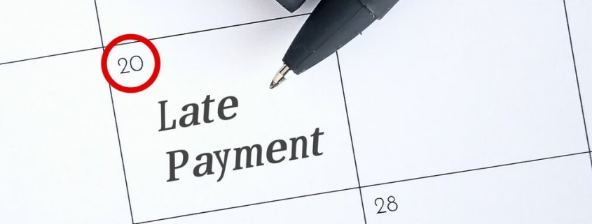late payment on an invoice