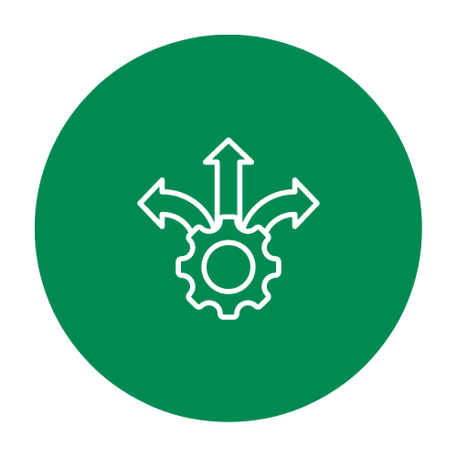 green icon representing flexible funding options