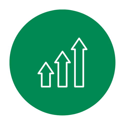 green icon representing staffing agency growth