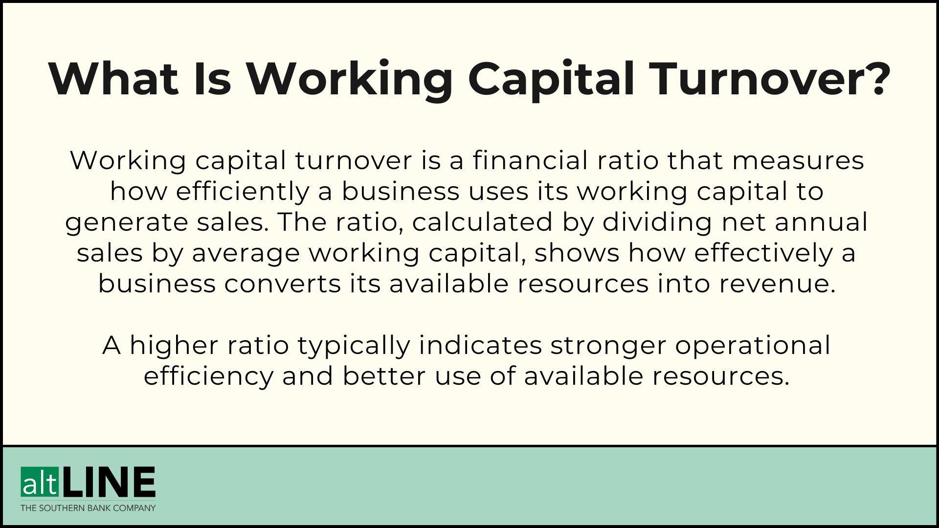 What Is Working Capital Turnover?