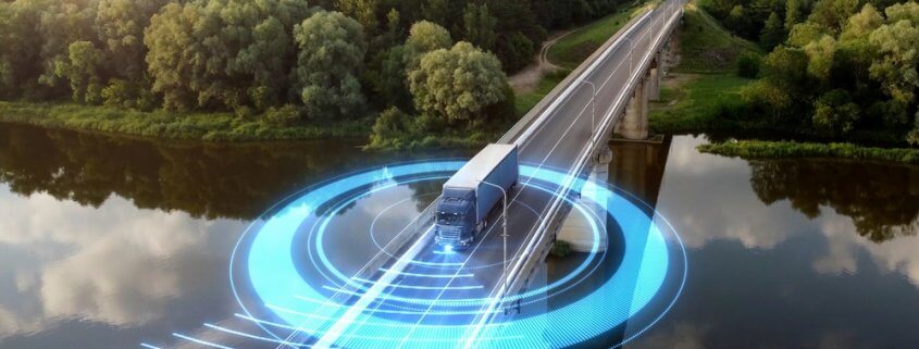 Autonomous Semi-Truck Driving on Road