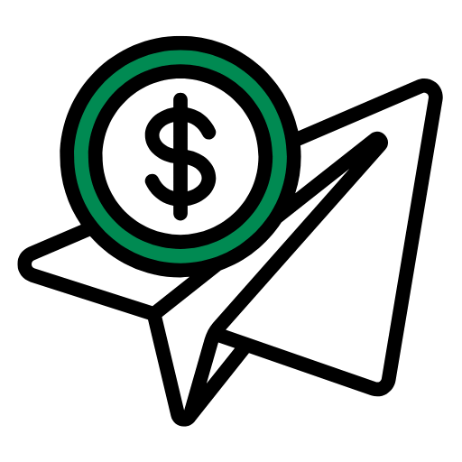 paper airplane icon