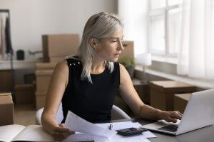 Business Owner Sending Dunning Letter Email
