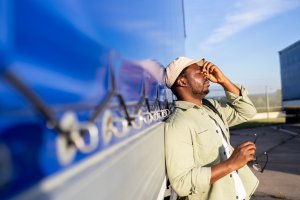 sad trucker after getting operating authority revoked